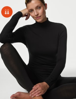 m&s thermal polo neck