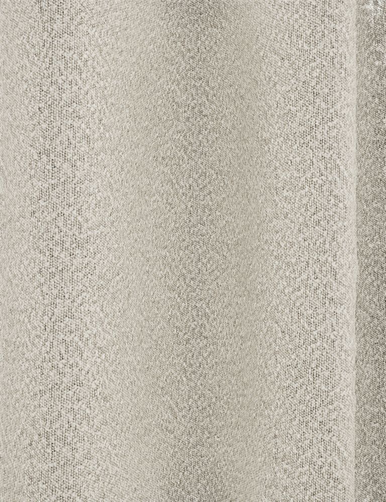 Heavyweight Boucle Eyelet Curtains 3 of 6