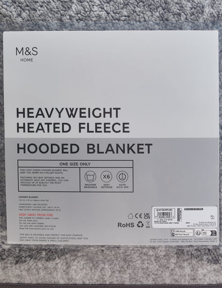M&s fleece blanket best sale