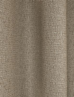 Heavyweight Woven Eyelet Blackout Curtains Image 2 of 6