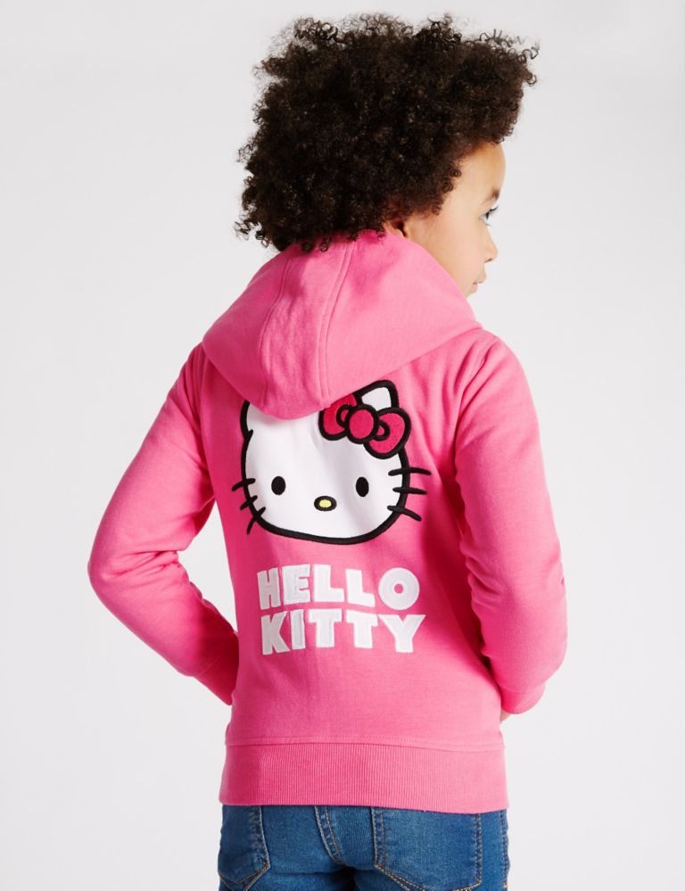 Hello Kitty™ Zip Through Hooded Top (1-7 Years) 4 of 4