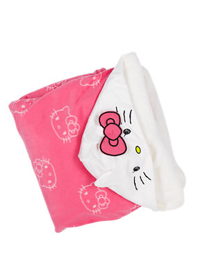 Hello Kitty Anti Bobble Hooded Dressing Gown Image 2 of 5