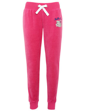 Hello Kitty Cotton Rich Velour Joggers Image 2 of 5