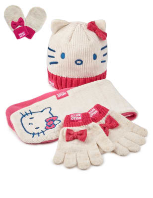 hello kitty scarf set