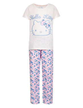Hello Kitty Heritage Pure Cotton Pyjamas (5-14 Years) Image 2 of 4