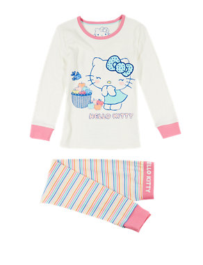 Hello Kitty Pure Cotton Stay Soft Pyjamas (1-7 Years) Image 2 of 4