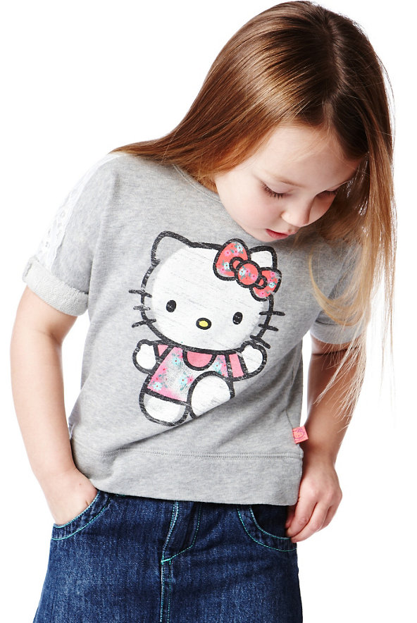 Hello Kitty Pure Cotton Sweat Top Image 1 of 1