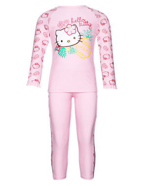 Hello Kitty Safe in the Sun Swimsuit with Chlorine Resistant (1-7 Years) Image 2 of 4