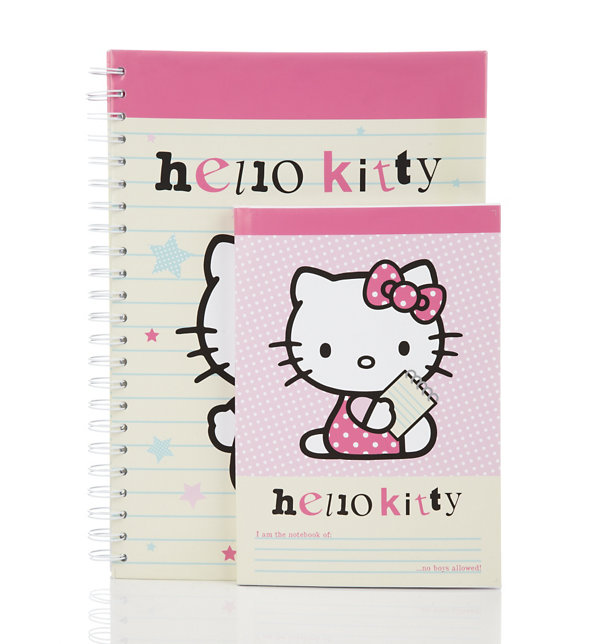 Hello Kitty Set of 2 Notebooks Image 1 of 2