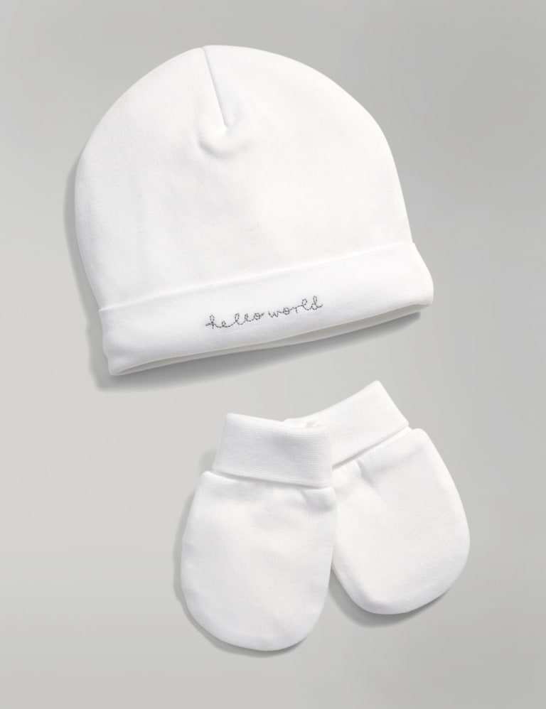 M&s baby hat shop and mittens