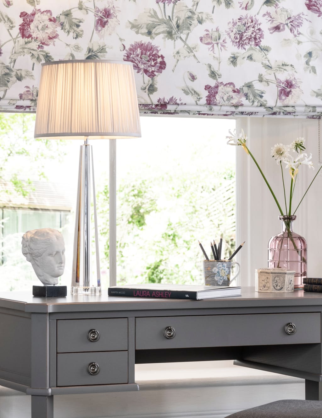 Hemsley Pleated Lamp Shade Laura Ashley M&S