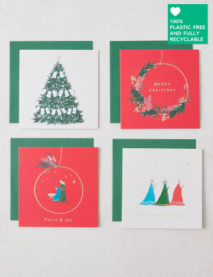 M & s christmas shop cards