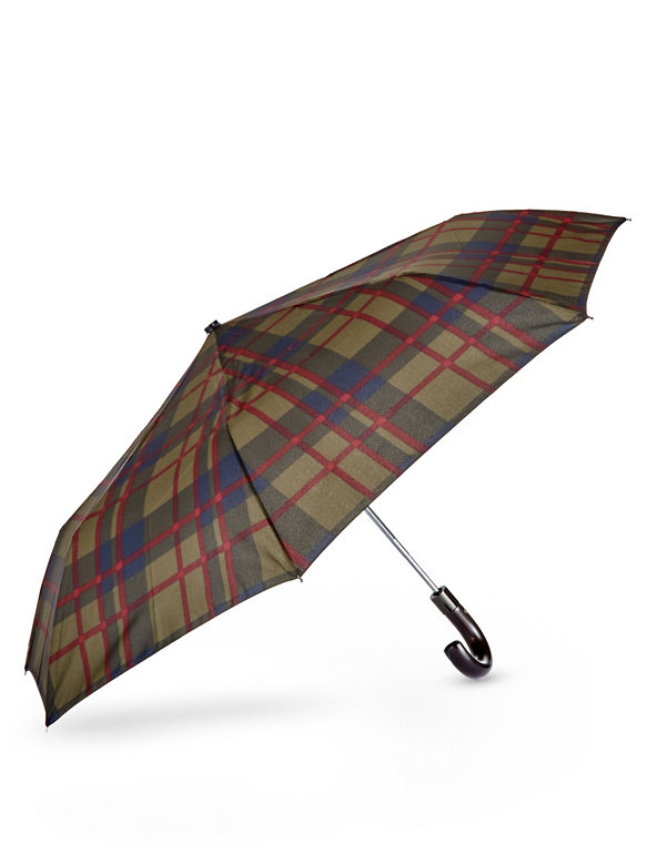 Heritage Checked Umbrella with FLEXIRIB™ Image 1 of 2