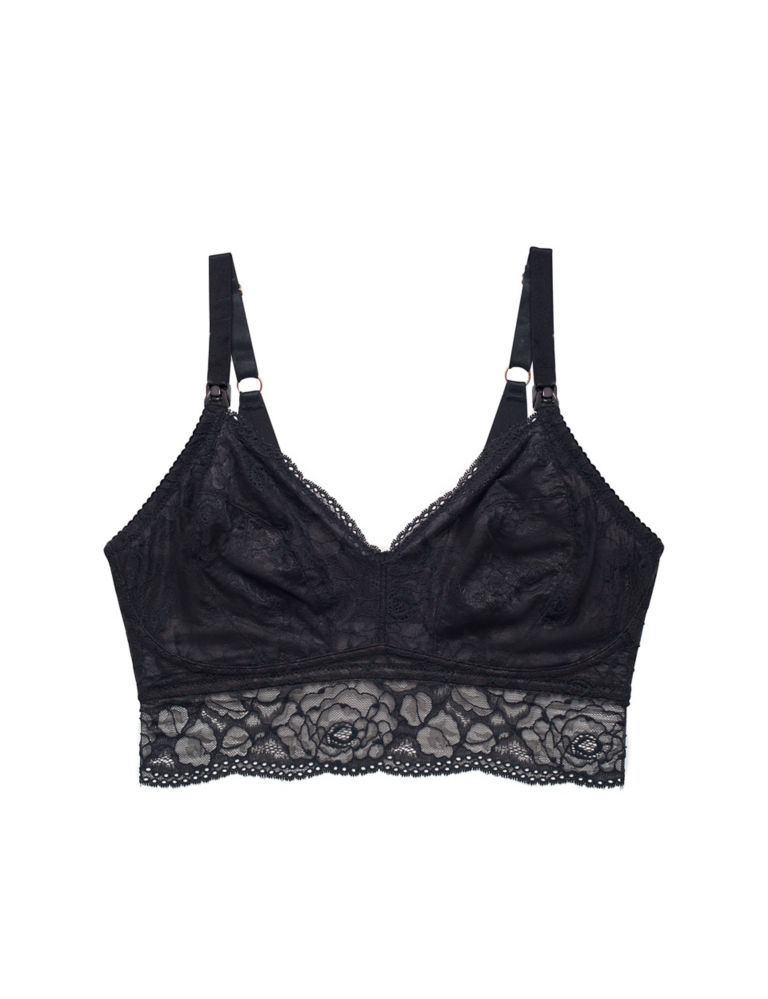 Shapee Lacey Nursing Bralettes - Mystic Black [32-40A/B/C/D] Limited and  Exclusive Design with Improved Non-Slip Straps, breastfeeding