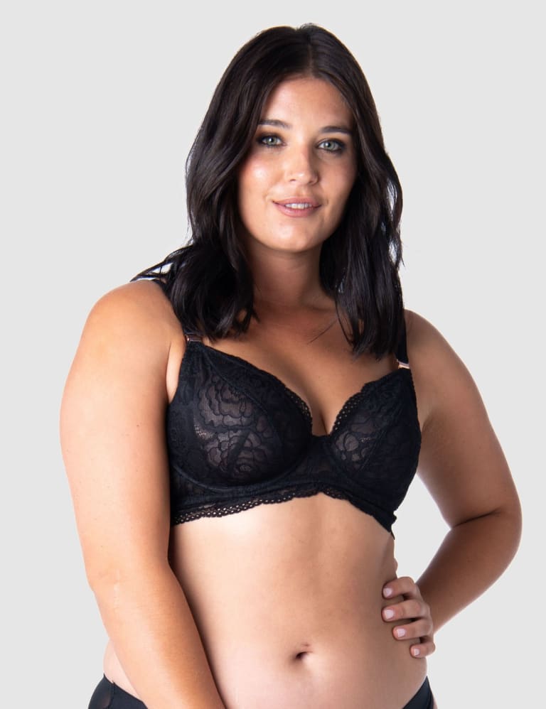 Wacoal Wirefree Nursing Bra in Black - Busted Bra Shop