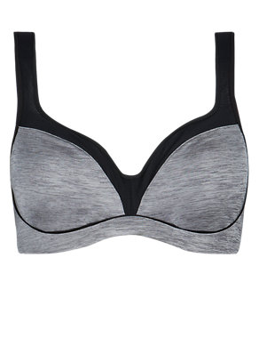 High Impact Eco Push Up Full Cup Sports A-DD Bra Image 2 of 5