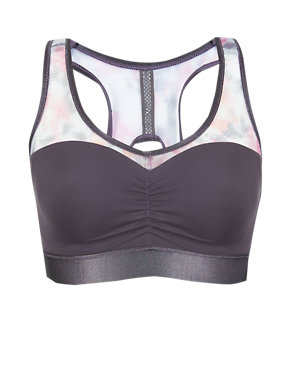 High Impact Padded Full Cup Sports Bra B-E Image 2 of 5