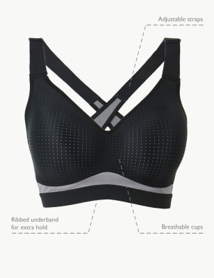 sports bras that fasten in the back