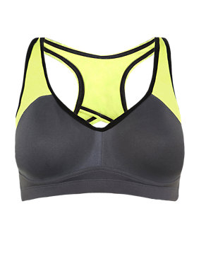 High Impact Padded Underwired Sports A-DD Bra with Cool Comfort™ Technology Image 2 of 4