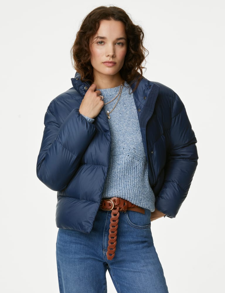Short bubble coat discount