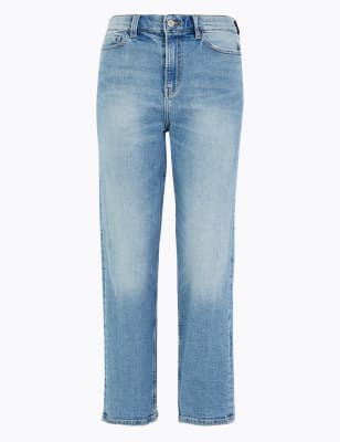 High Waist Ankle Grazer Jeans Image 2 of 5