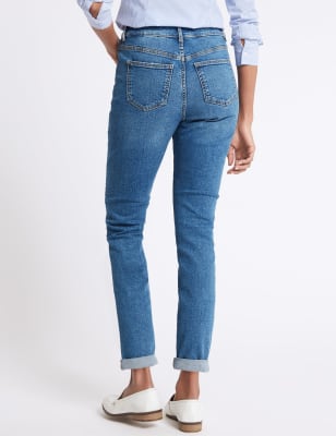 marks and spencer high rise jeans