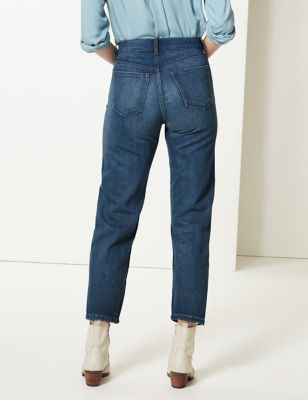 m&s straight ankle grazer jeans