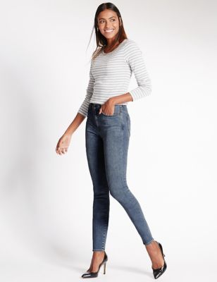high waist super skinny jeans m&s