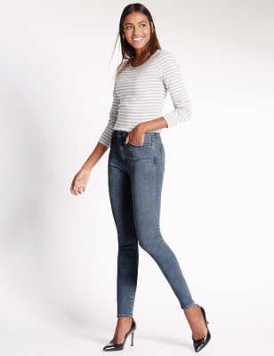 high waist super skinny jeans m&s