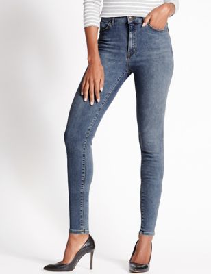 high waist super skinny jeans m&s