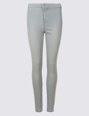 m&s white skinny jeans