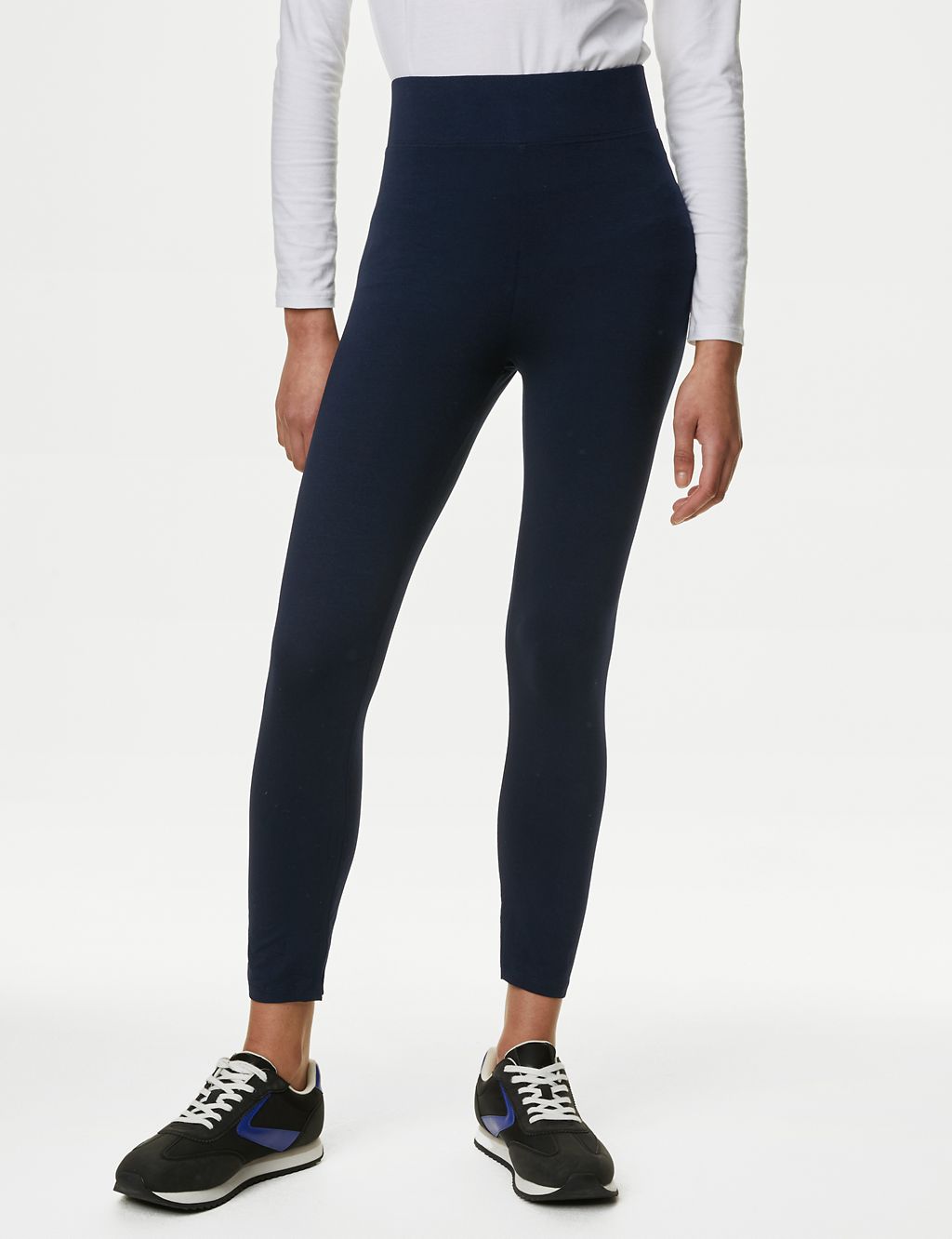 High Waisted Cropped Leggings 4 of 5