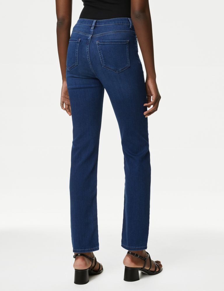 High Waisted Embellished Straight Leg Jeans 5 of 5