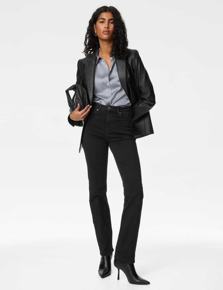 M&s straight jeans deals