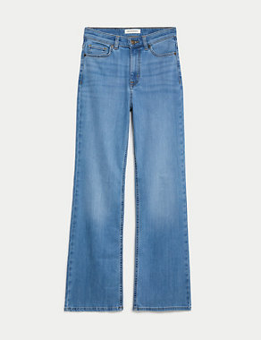 High Waisted Flared Jeans Image 2 of 6