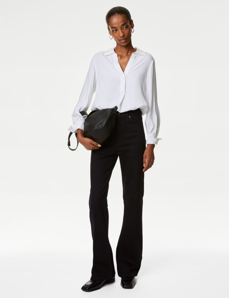 High Waisted Flared Jeans Autograph M S