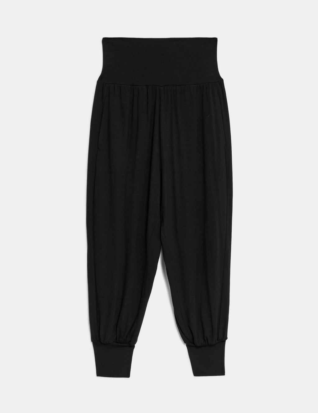Black sales harem joggers
