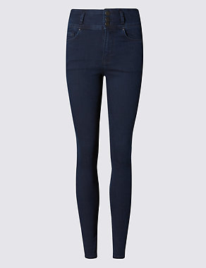 High Waisted Skinny Denim Jeans Image 2 of 3