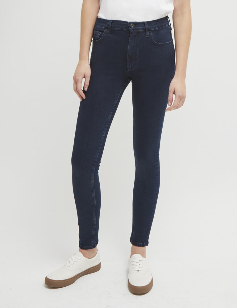 High Waisted Skinny Jeans French Connection M S