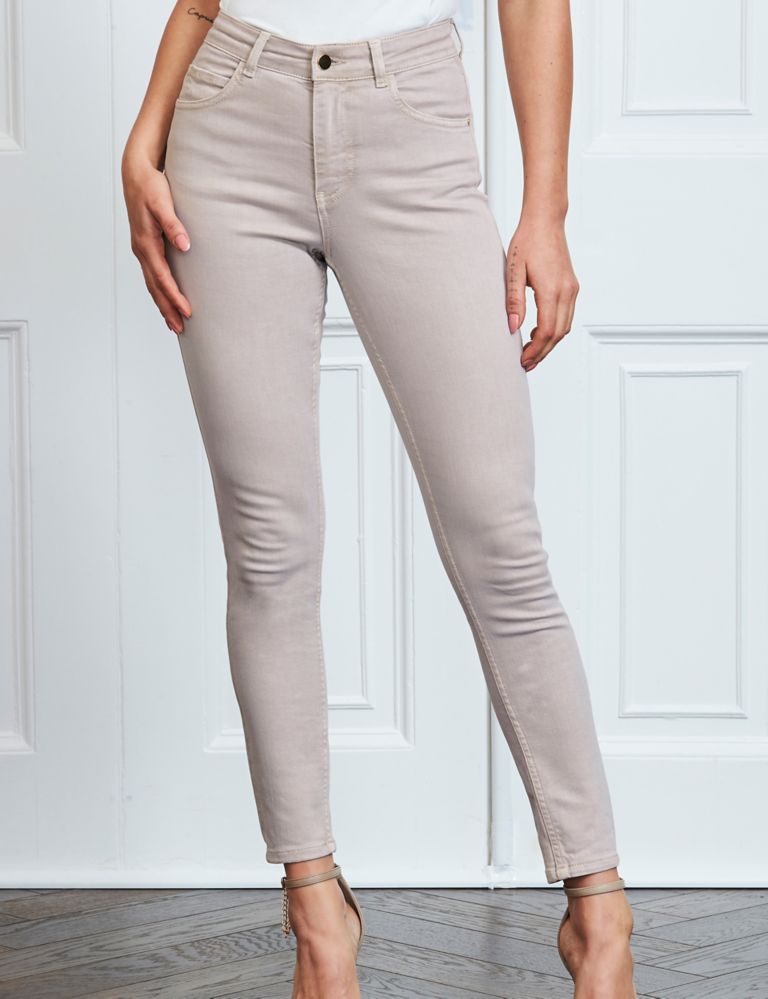 High Waisted Skinny Jeans 1 of 6