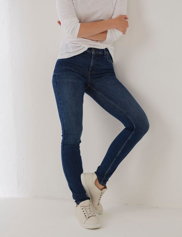 High Waisted Skinny Jeans 1 of 6