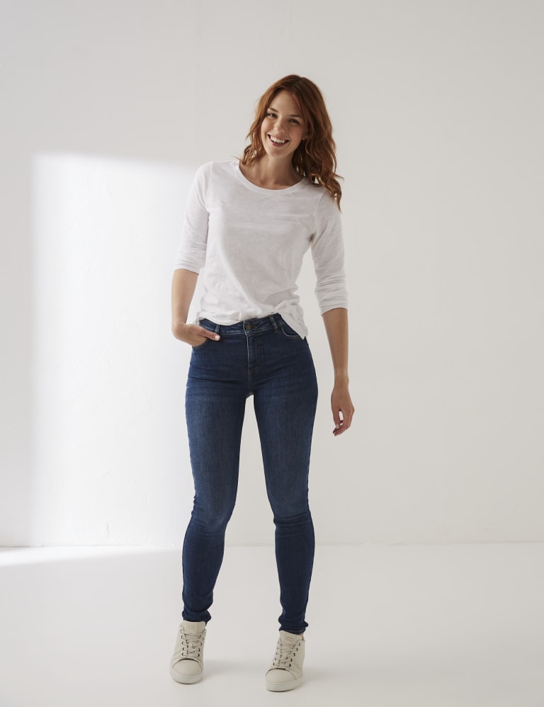 Fat face skinny jeans top