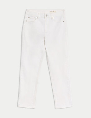High Waisted Slim Fit Cropped Jeans Image 2 of 5