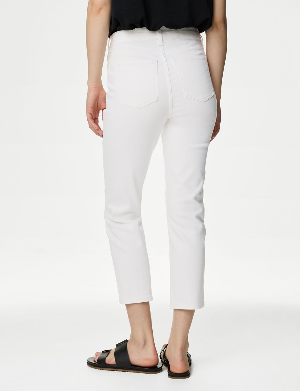 High Waisted Slim Fit Cropped Jeans 5 of 5