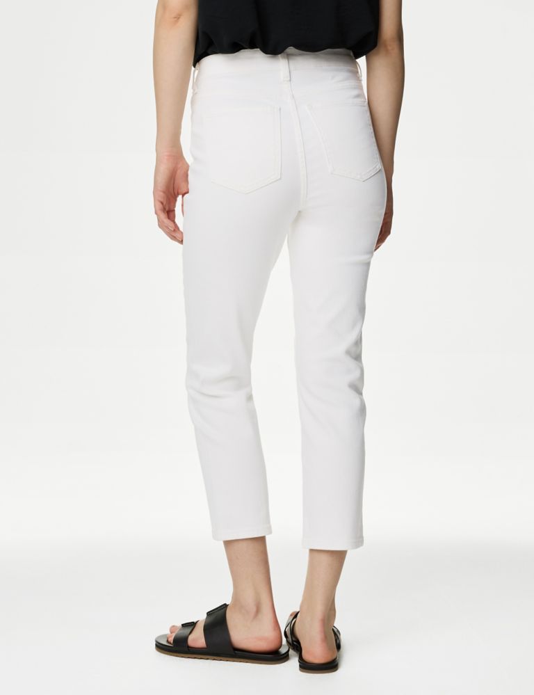High Waisted Slim Fit Cropped Jeans 5 of 5