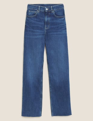 High Waisted Slim Fit Wide Leg Jeans Image 2 of 6