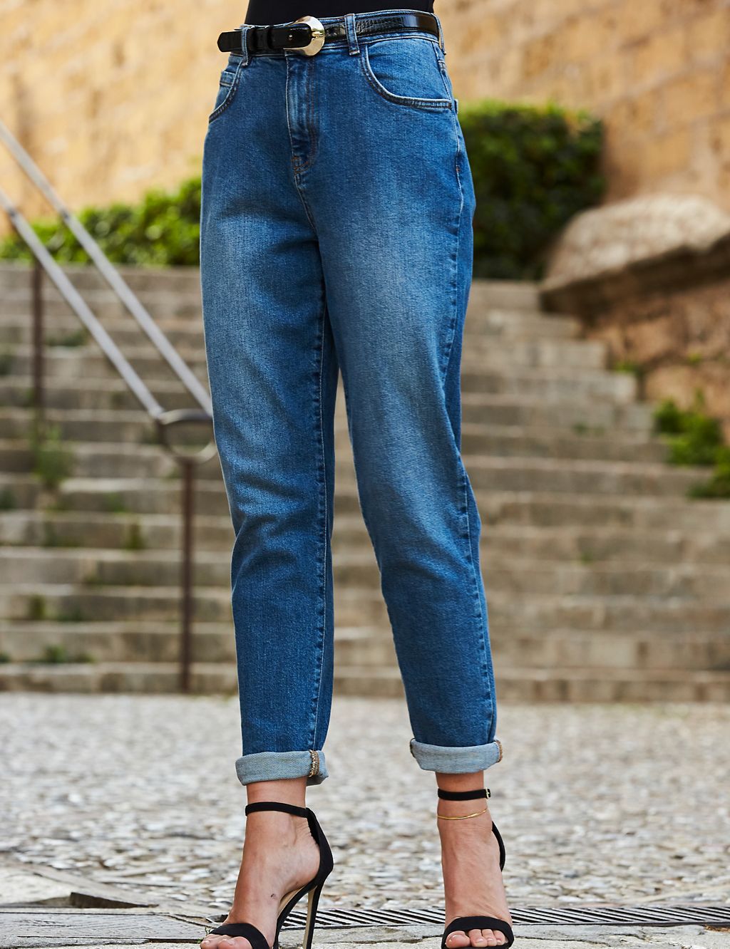 High Waisted Slim Jeans 3 of 5