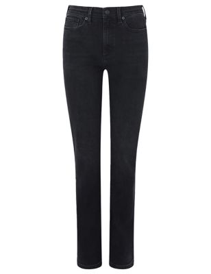 High Waisted Slim Straight Leg Jeans | French Connection | M&S