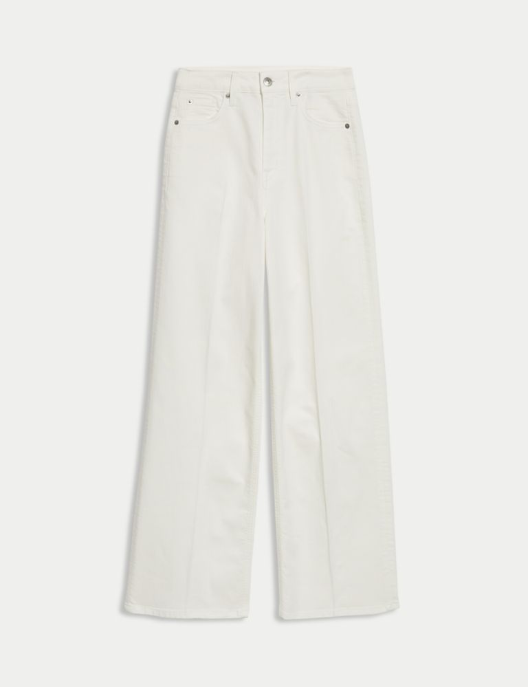 High Waisted Smart Wide Leg Jeans 3 of 6
