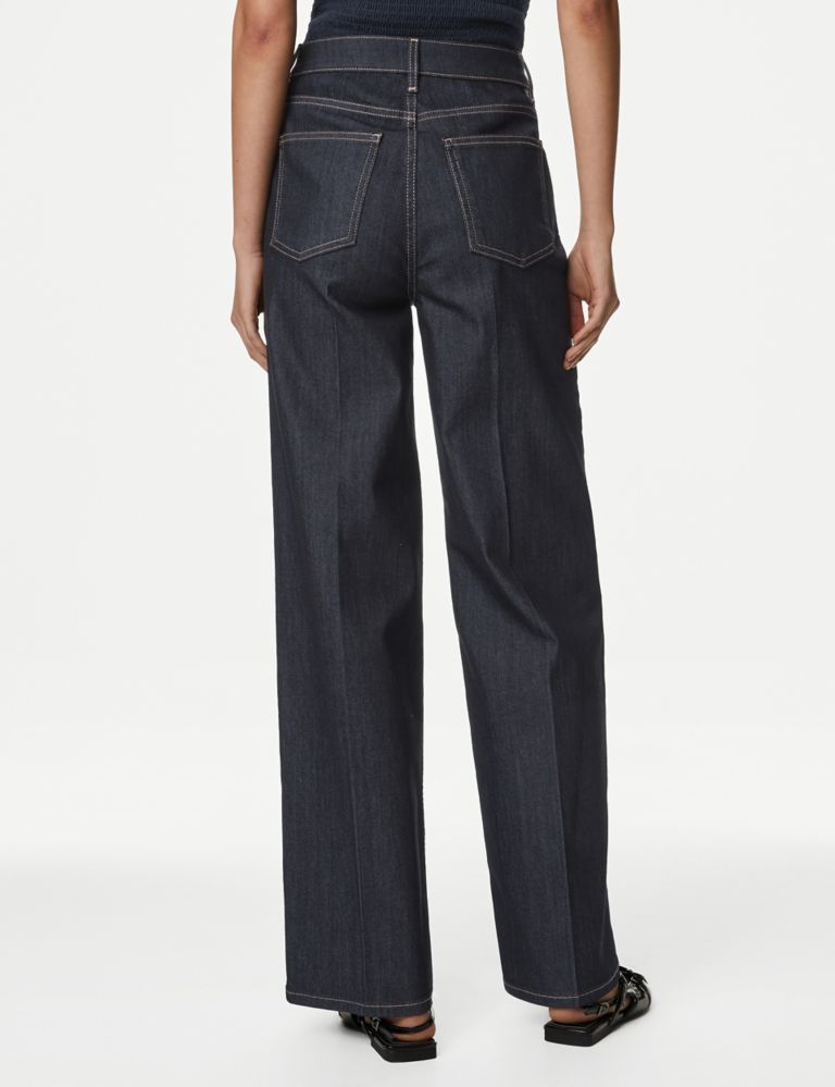 High Waisted Smart Wide Leg Jeans 6 of 6